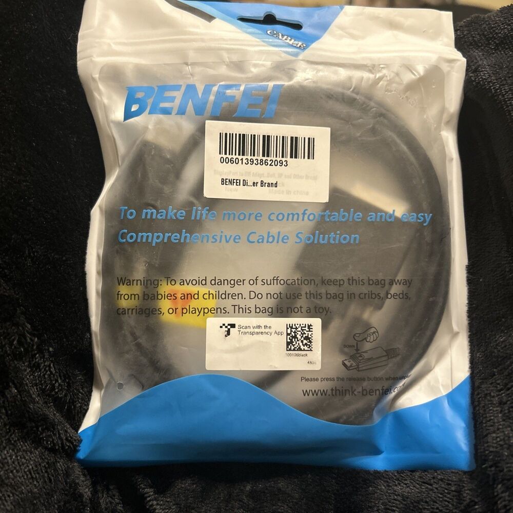 BENFEI USB C to DVI Cable (From Computer USB C to Monitor DVI Port), 6 Feet